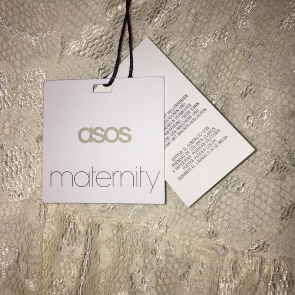🆕ASOS MATERNITY LACE DRESS SIZE 6 GORGEOUS-NEW - Picture 7 of 8
